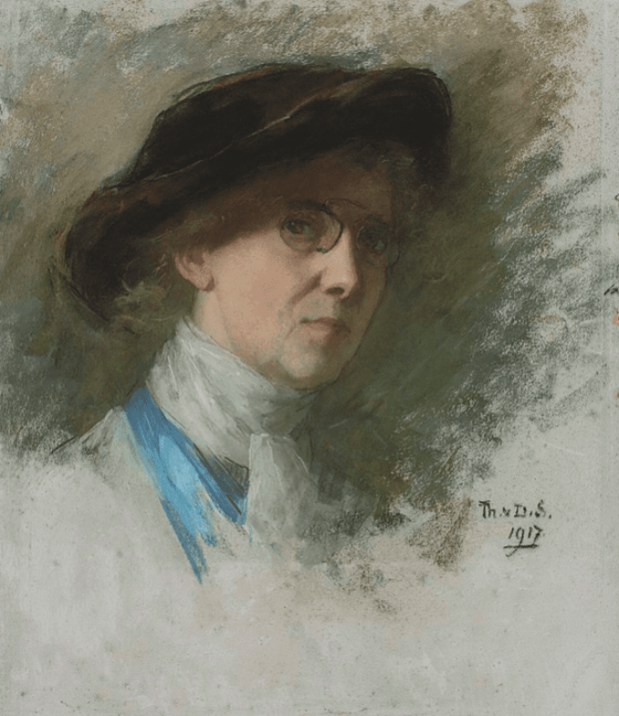 Thérèse Schwartze, Zelfportret, 1917. Collectie Rijksmuseum Amsterdam